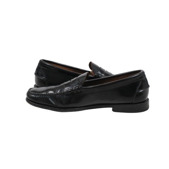 Prada Mens Penny Loafers Size P 8 US 9 Black Brushed Leather. Cordovan Slip Ons - Picture 5 of 8